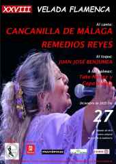 Cancanilla de Málaga y Remedios Reyes, en velada flamenca de ciclo taurino de Navidad