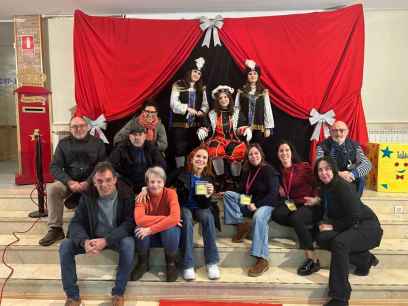 El Paje Real recoge cartas de niños y mayores en San Leonardo de Yagüe