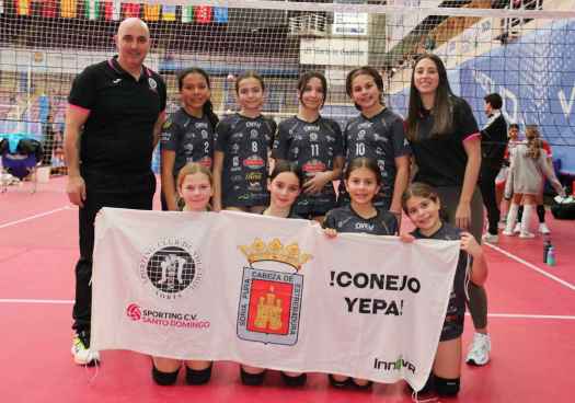 Las alevines del Sporting Santo Domingo lucharán por primeros puestos en Copa de España