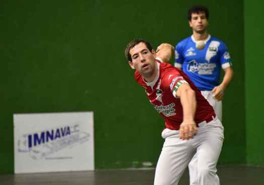 Final del IV Open de pelota en el frontón de la Juventud, en Soria