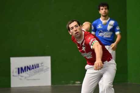 Final del IV Open de pelota en el frontón de la Juventud, en Soria