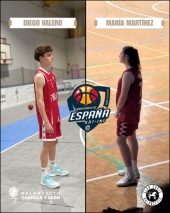 Diego Valero y María Martínez jugarán con Castilla y León el campeonato de España