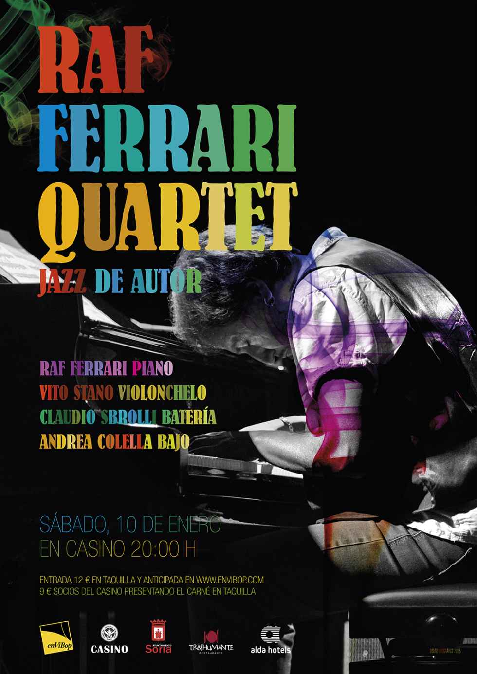 Raf Ferrari Quartet abre temporada de invierno de asociación En ViBop