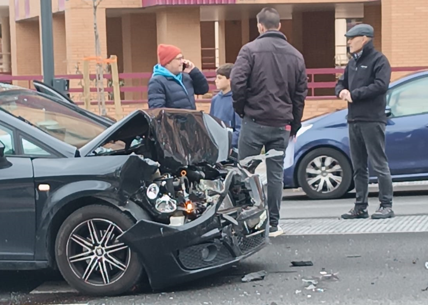 Dos mujeres heridas en accidente de tráfico en avenida de Valladolid, en Soria