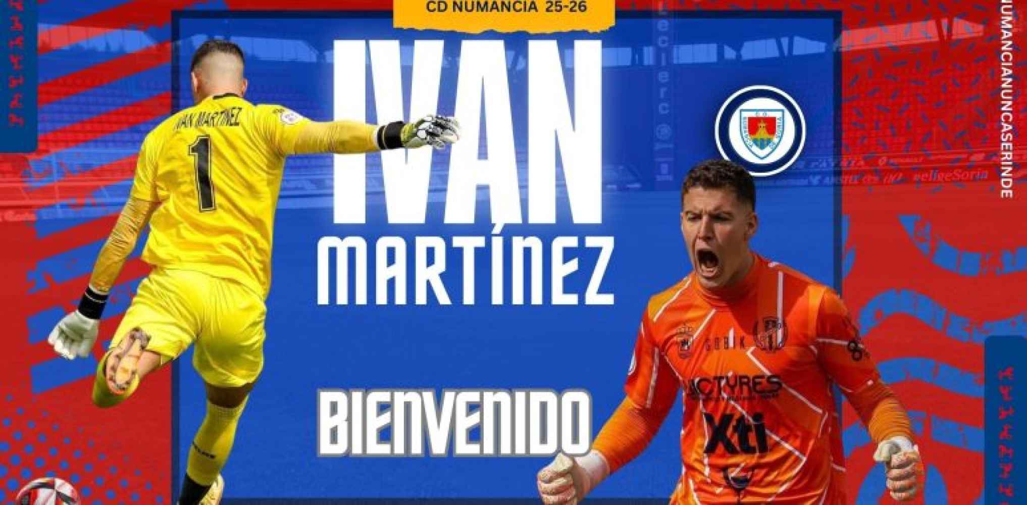 El Numancia empieza los refuerzos por la portería, con Iván Martínez