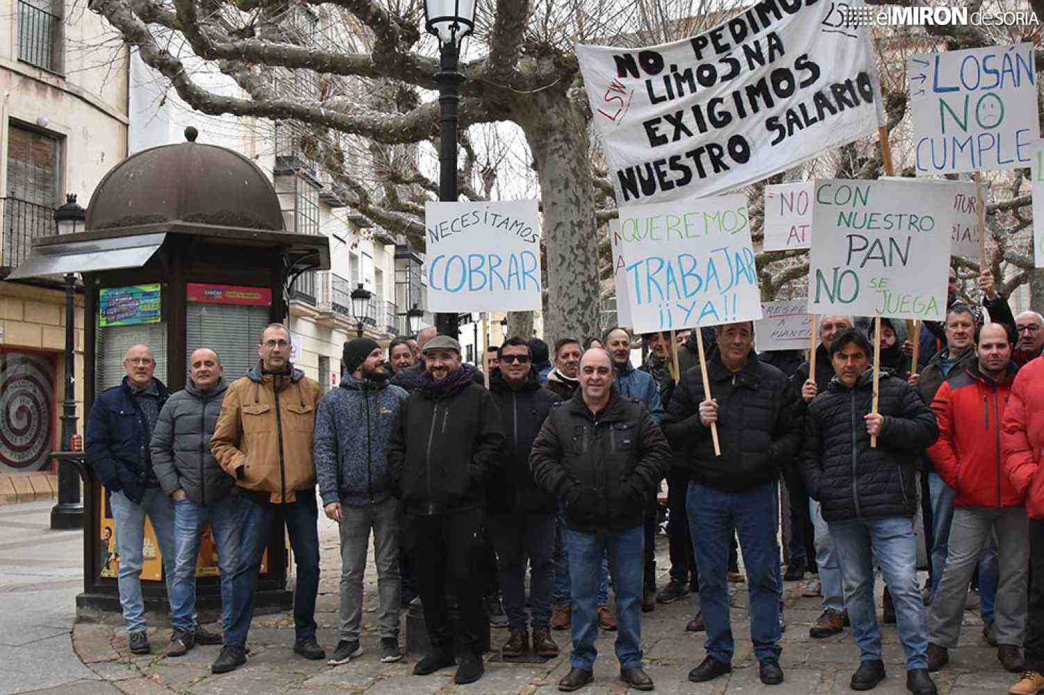 Los trabajadores de Losán se concentran en Soria para exigir plan industrial 