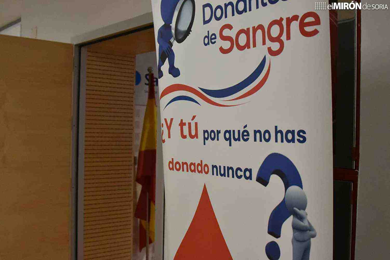 Jornada de donación de sangre en la Delegación Territorial de la Junta en Soria