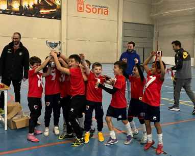 Ganadores del torneo de Navidad de fútbol-sala en Soria