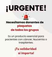 Llamamiento a ciudadanos para donar sangre lo antes posible