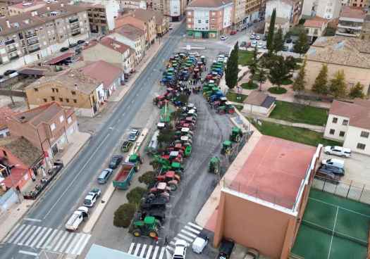 San Esteban de Gormaz muestra su apoyo a sector primario movilizado contra Mercosur