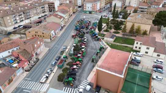 San Esteban de Gormaz muestra su apoyo a sector primario movilizado contra Mercosur