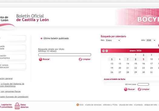 El Boletín Oficial de Castilla y León agiliza sus publicaciones en 2026 