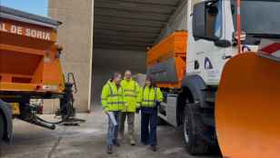 Las quitanieves de Diputación han esparcido ya 632.100 kilógramos de sal en carreteras provinciales