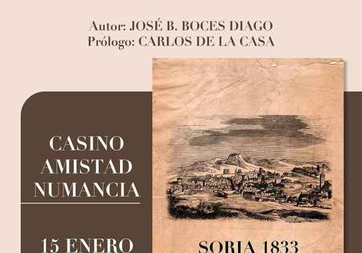 José Boces presenta el libro que retrata lo que pasó en Soria en 1833