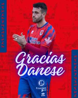 El futbolista italiano Danese, primera baja del Numancia en mercado de invierno
