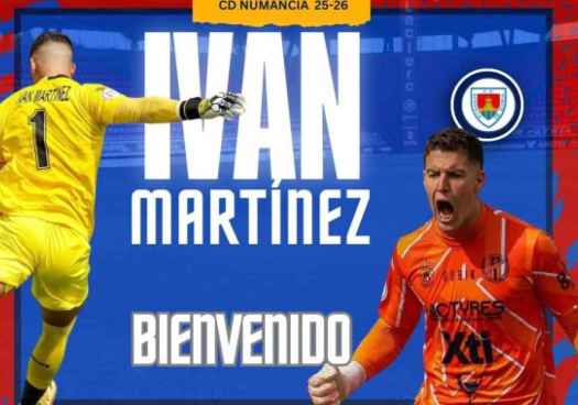 El Numancia empieza los refuerzos por la portería, con Iván Martínez