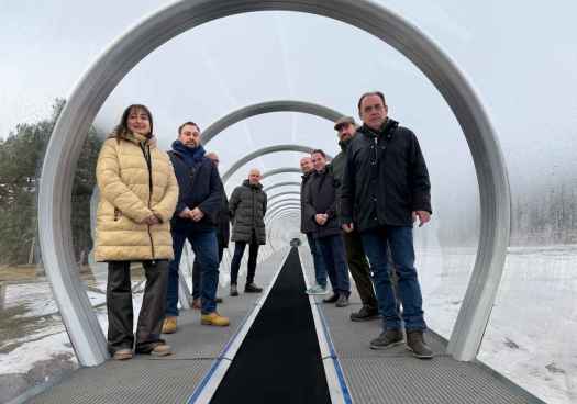 La Diputación presenta inversion para modernizar el punto de nieve de Santa Inés