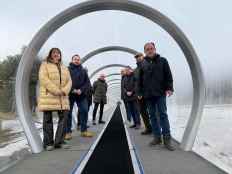 La Diputación presenta inversion para modernizar el punto de nieve de Santa Inés