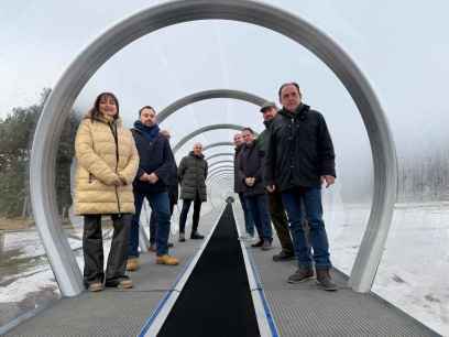 La Diputación presenta inversion para modernizar el punto de nieve de Santa Inés