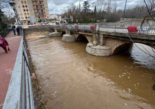 El puente medieval de Almazán encara la última fase de su restauración