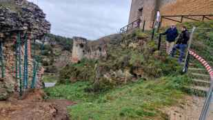 El Gobierno promueve consolidación del torreón del foso del castillo de Calatañazor