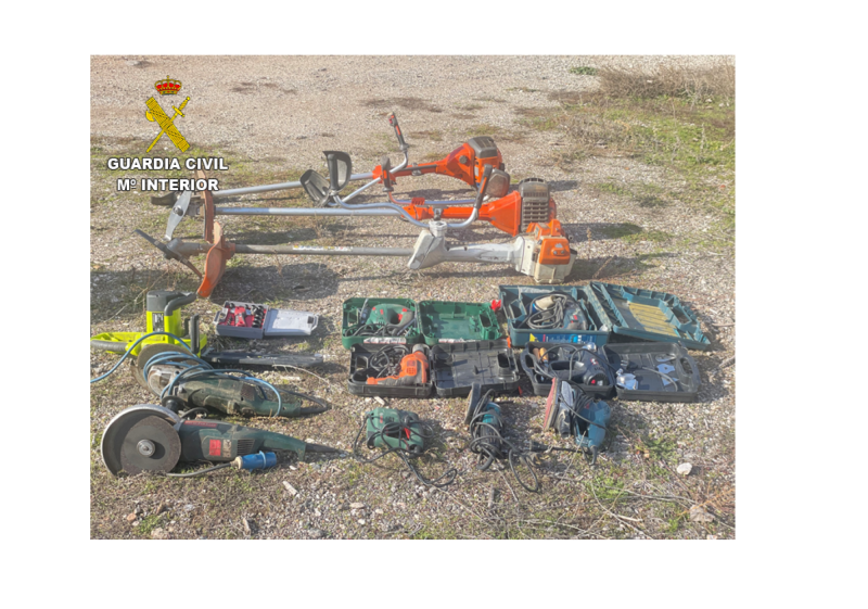 Desarticulado grupo criminal que se dedicaba a robar herramientas en furgonetas