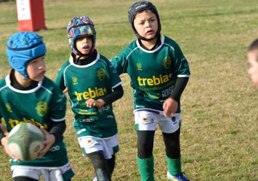 La Escuela Trebia de Rugby participa en Aranda de Duero en multitudinaria jornada de escuelas