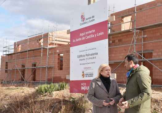 Berlanga de Duero avanza en construcción de edificio de usos múltiples