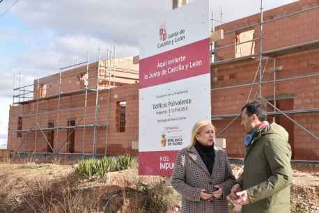 Berlanga de Duero avanza en construcción de edificio de usos múltiples