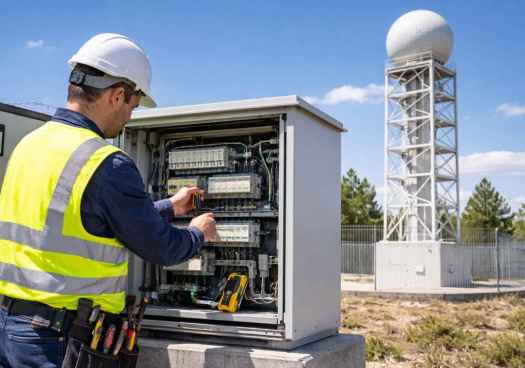 Formalizado contrato para instalación eléctrica del radar meteorológico de Fuentelcarro 