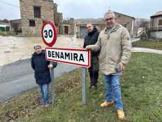 Benámira, con un habitante, abre ronda de visitas de Soria ¡Ya! para elaborar programa electoral