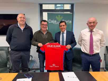 Caja Rural de Soria y el C. D. Numancia renuevan su alianza