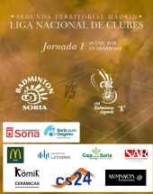 El segundo equipo del Club Bádminton Soria debuta en Liga madrileña de clubes
