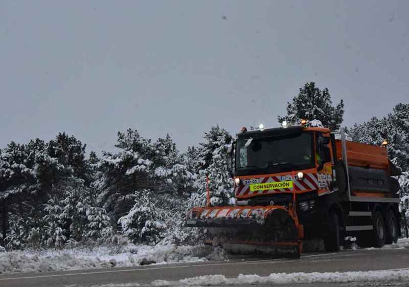 La Junta mantiene alerta por nevadas en Comunidad aunque Ingrid baja su intensidad 