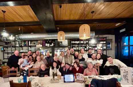 Anastasio González celebra en Soria su centenario con su familia