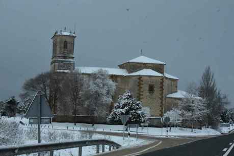 La borrasca Ingrib tiñe de blanco la provincia de Soria
