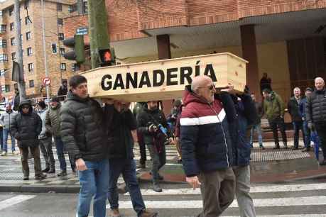 El campo soriano se manifiesta contra el tratado de Mercosur