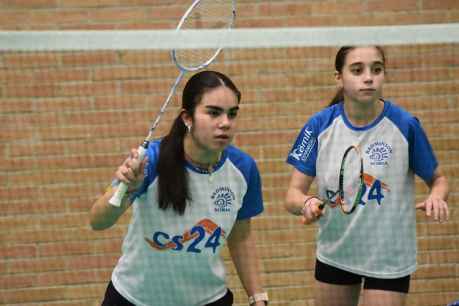 La cantera del bádminton se cita en el polideportivo Fuente del Rey, en Soria