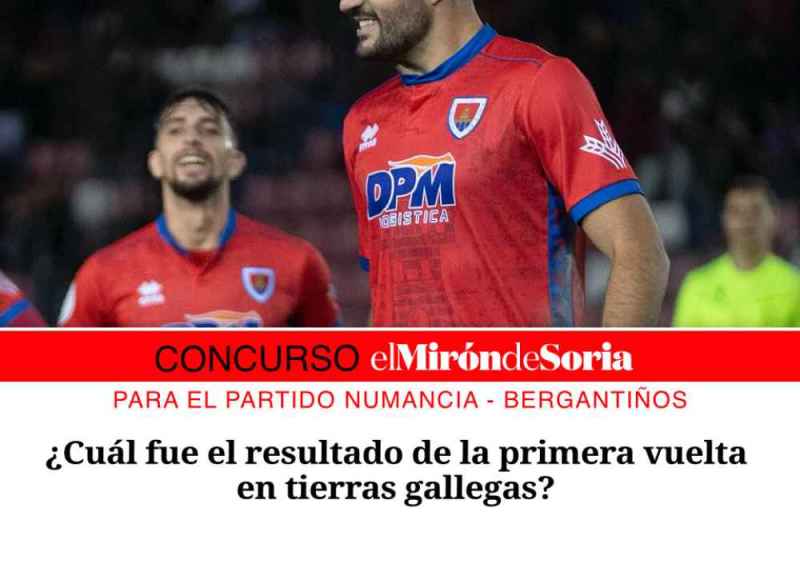 Gana dos entradas para ver el Numancia - Bergantiños