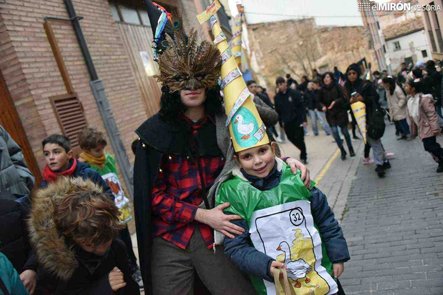 Los niños protagonizan la apertura de carnavales de Ágreda, con el 