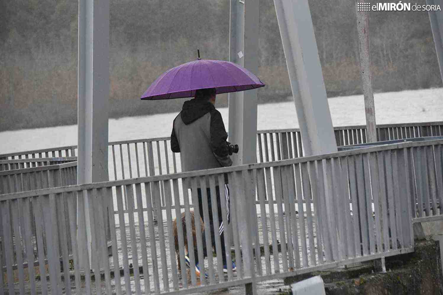 La CHD mantiene dos puntos en alerta roja en el Duero soriano