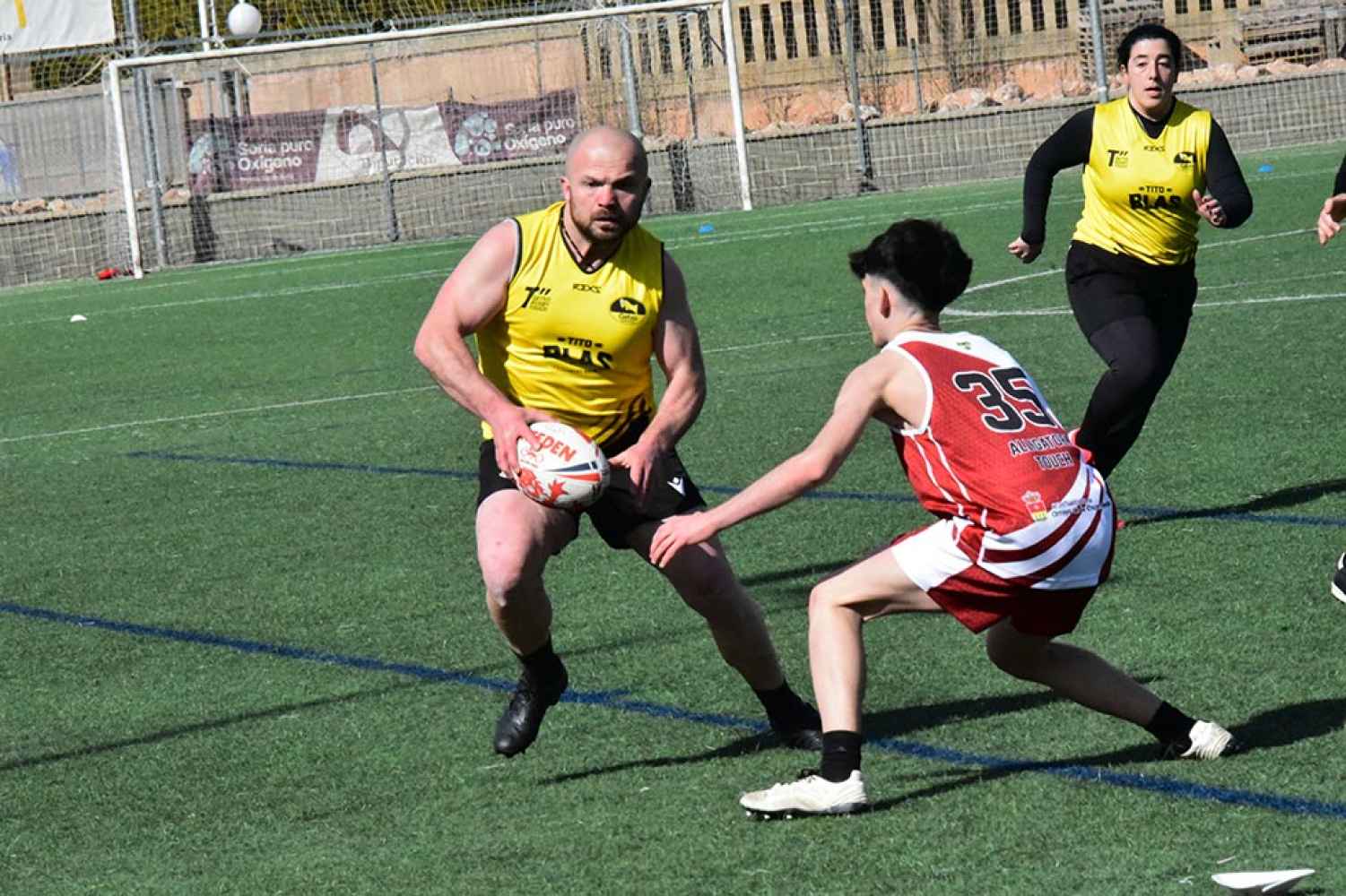 Juego y convivencia en Soria con las Six Darts International Series de Touch Rugby
