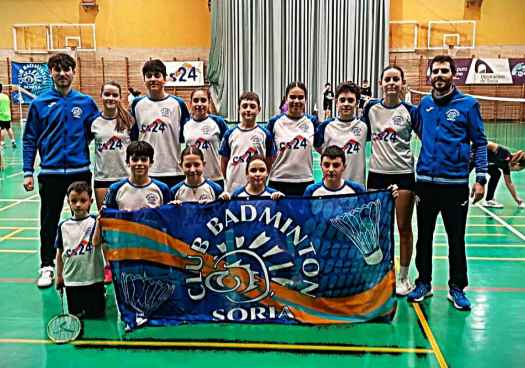Soria acoge competición del ránking nacional de bádminton para la cantera