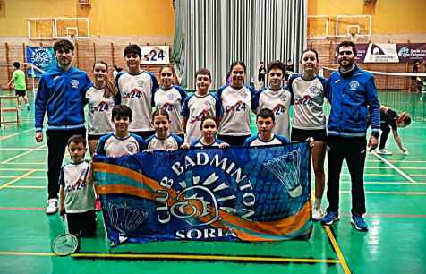 Soria acoge competición del ránking nacional de bádminton para la cantera