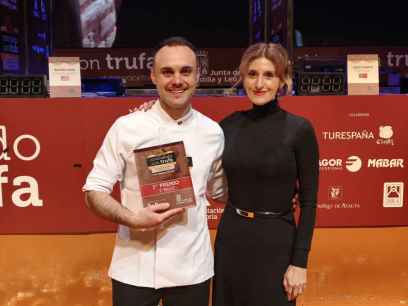 El chef portugués Diego Duarte, ganador de VI edición de concurso "Cocinando con Trufa"