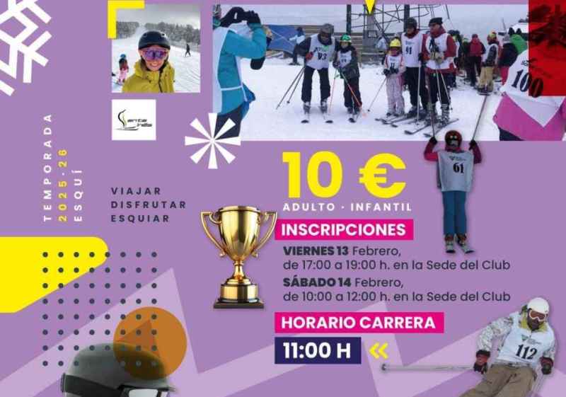 El campeonato social del CES se celebrará el 15 de febrero en Santa Inés