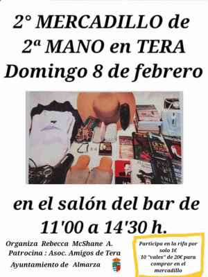 Tera organiza su segundo mercadillo de segunda mano