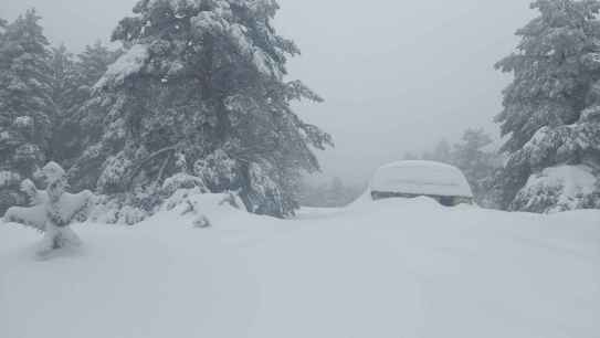 Soria mira al posible deshielo en la nevada sierra de Urbión