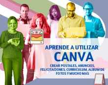Curso gratuito de formación digital en Arcos de Jalón, sobre Canva