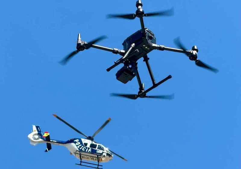 La Policía Nacional vigila seguridad aérea en ciudades de Castilla y León